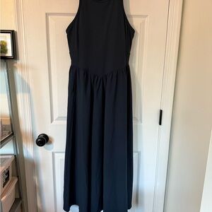 Zella Navy Racerback Maxi Dress L